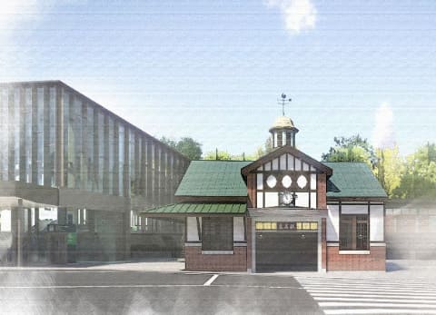 旧原宿駅舎 外観を再現して建て替え 8月下旬から解体 Impress Watch