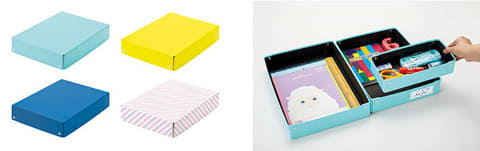 プラス 紙製で整理収納しやすい おどうぐばこ Impress Watch