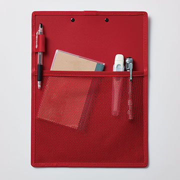 キングジム 小物が入るメッシュポケット付きクリップボード Impress Watch