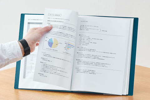 キングジム 自立するクリアファイル 仕事 料理 楽器演奏に Impress Watch