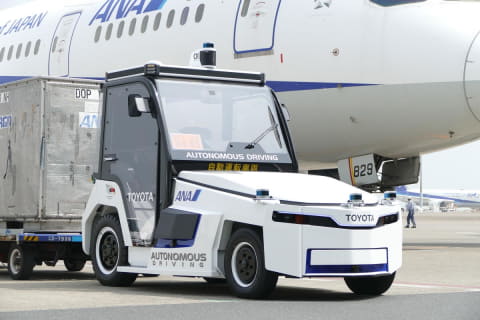 Anaと豊田織機 羽田で自動運転トーイングトラクター実証 25年実用化 Impress Watch