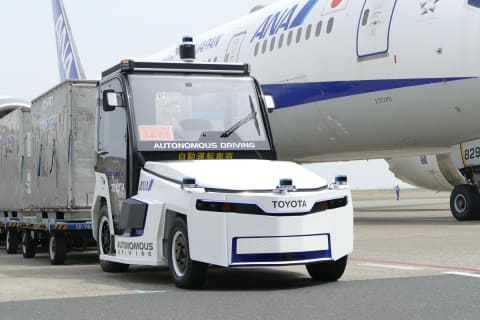 Anaと豊田織機 羽田で自動運転トーイングトラクター実証 25年実用化 Impress Watch