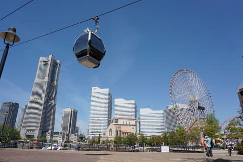 横浜 みなとみらいのロープウェイ開業 桜木町 運河パーク Impress Watch