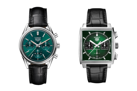 タグ・ホイヤー、カレラとモナコにグリーンダイヤル - Impress Watch 