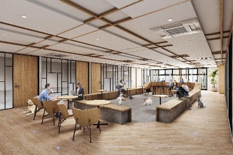 シェアオフィスにペット同伴フロア Diyスペース 東急不動産 Impress Watch