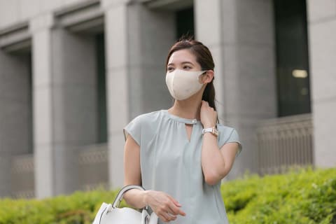 ミズノ 接触冷感素材マスク21年モデル 着け心地を改善 Impress Watch