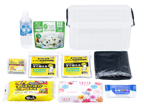 アイリスオーヤマ 車載防災セット 車内での非常時への備え Impress Watch