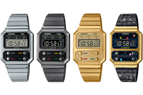 カシオ往年のデジタルウォッチ復刻 パックマンコラボも Impress Watch