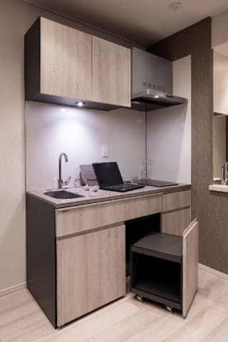 デスクになるキッチン 開発 包丁差し 小物入れ Impress Watch デスクになるキッチン 開発 包丁差し 小物入れ Impress Watch