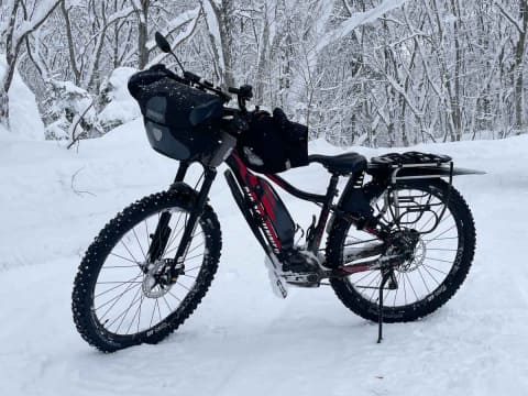 雪でも走れる自転車の スパイクタイヤ を買ってみた いつモノコト Impress Watch