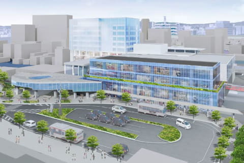 東岡崎駅 南口と北口を一体開発 名鉄 西三河地区最大のターミナル駅 Impress Watch