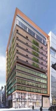 銀座に温泉旅館有する複合ビル 全室に天然温泉 Impress Watch