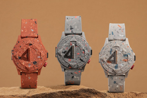 日時計のフタが付いた腕時計「STAPLE×Fossil」 - Impress Watch
