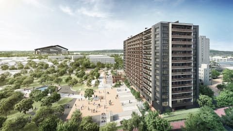 apartment 北広島駅西口周辺エリア（B敷地）