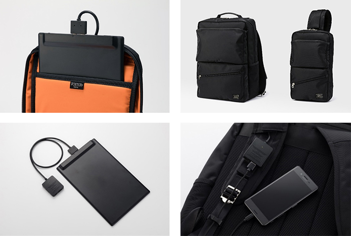 吉田カバン「PORTER」バッグとモバイルバッテリーが一体化したコラボ