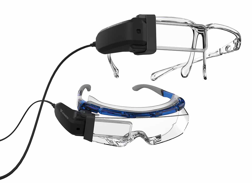 光学ユニットとフレームを切り離せるスマートグラス「Versatile