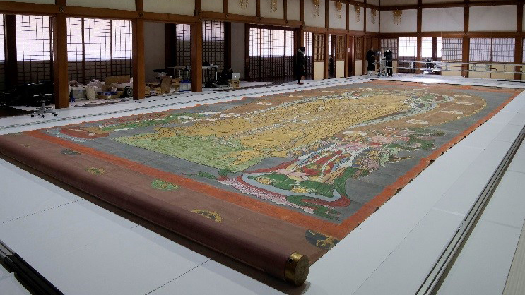 凸版印刷と長谷寺が日本最大級の掛軸をデジタルアーカイブ - Impress Watch