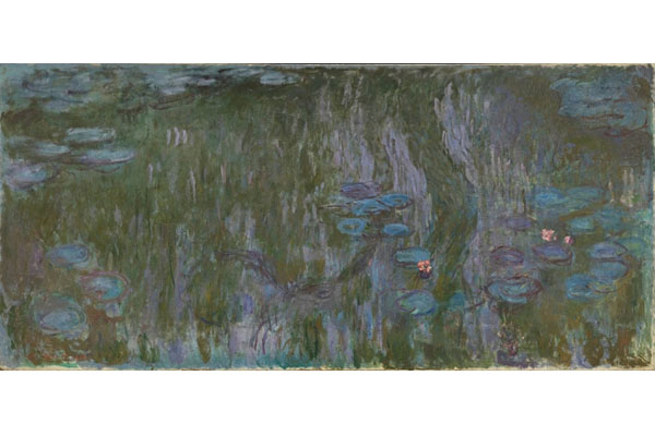 デジタル復元をしたモネ「睡蓮、柳の反映」を国立西洋美術館で公開