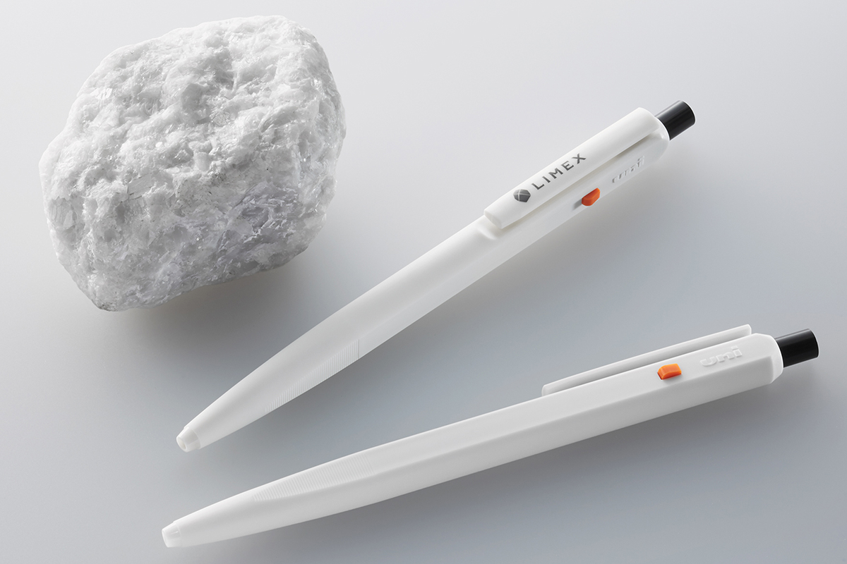 三菱鉛筆、石灰石由来素材の減プラボールペン「uni LIMEX」 - Impress
