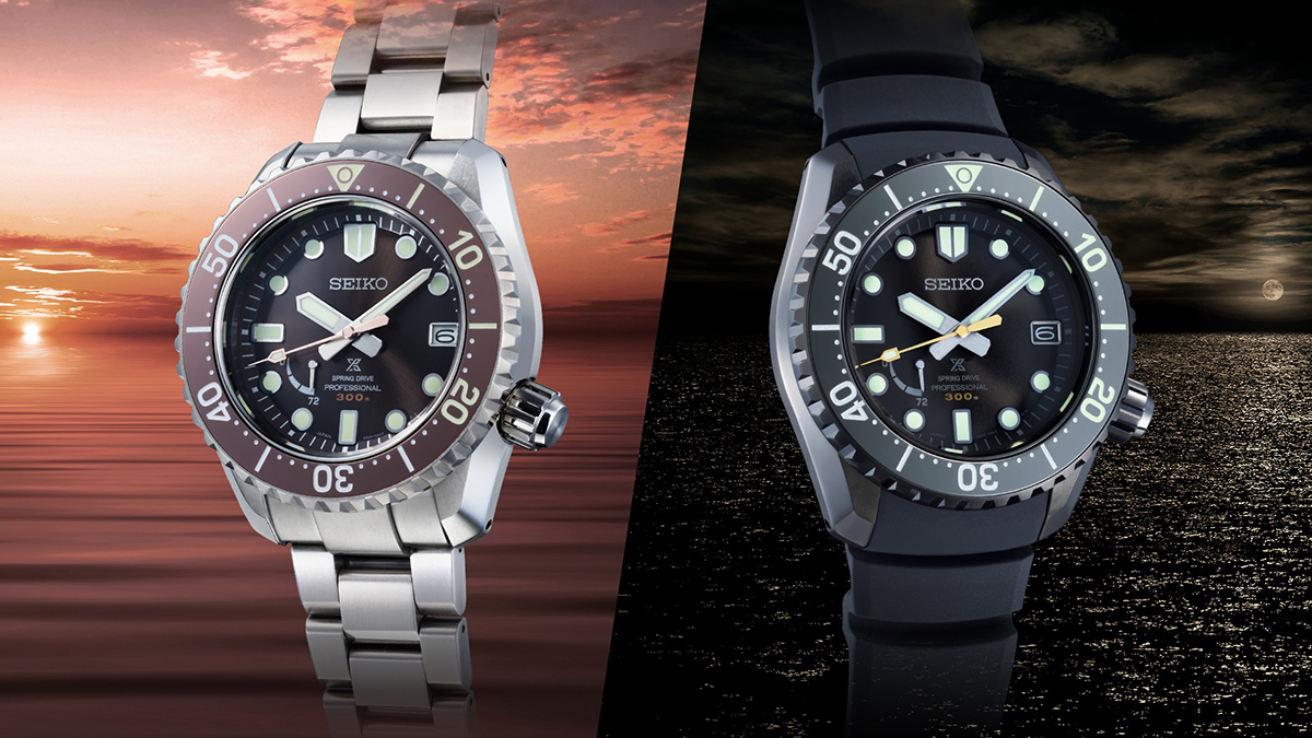 セイコー、黎明の海と月夜の海を表現したLXライン。サーメットベゼル