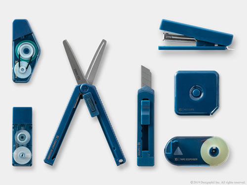 小さな文具「XS」シリーズに限定カラー「紺」。デザインフィル