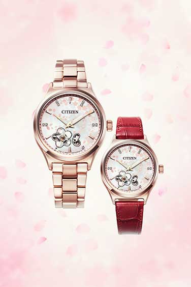 CITIZEN、「零れ桜」をイメージしたメカニカルウオッチ - Impress Watch