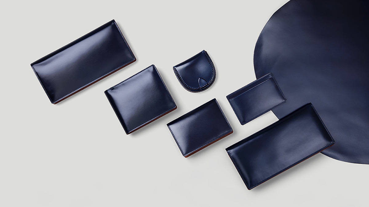 土屋鞄、「コードバン」の財布や名刺入れに限定色ブルー - Impress Watch