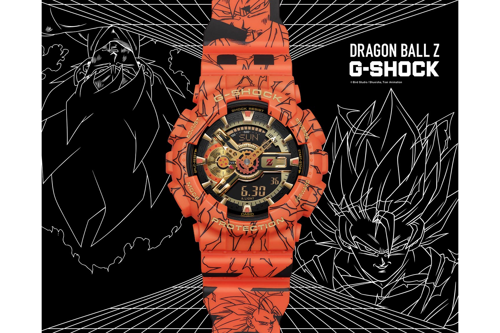 ドラゴンボール コラボ G-SHOCK 2個セット