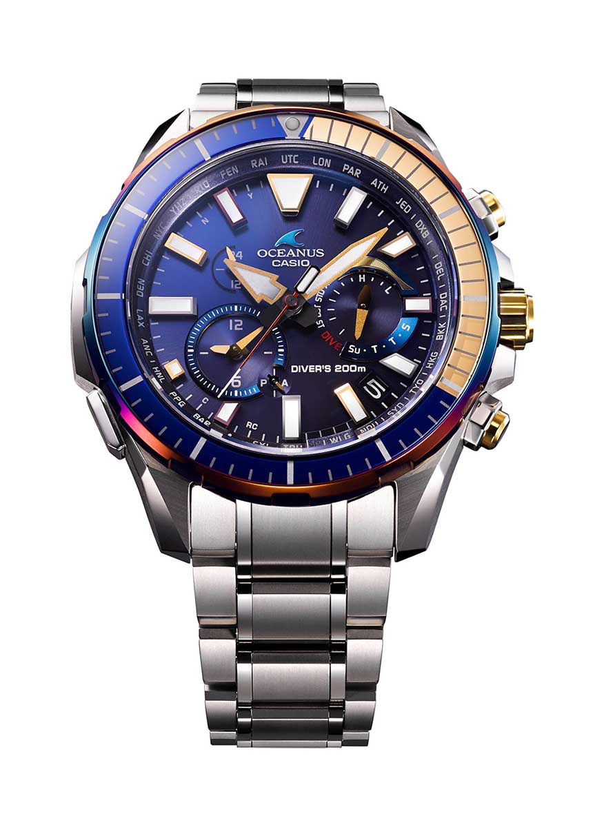 カシオ、ナイトダイビングを表現した「OCEANUS CACHALOT」 - Impress Watch