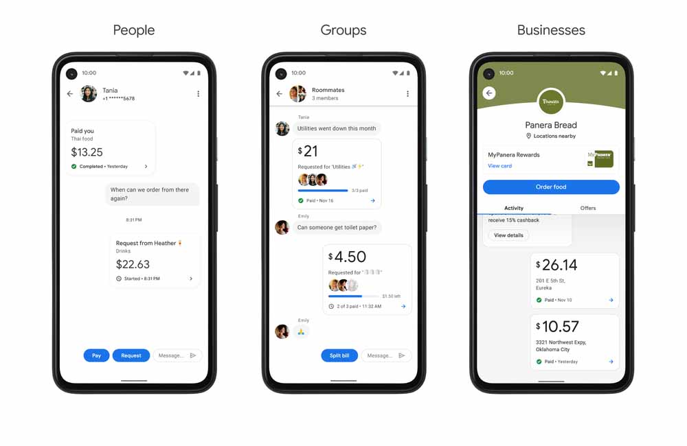 Google Payが米国で一新 わりかんやお金の管理など機能強化 Impress Watch