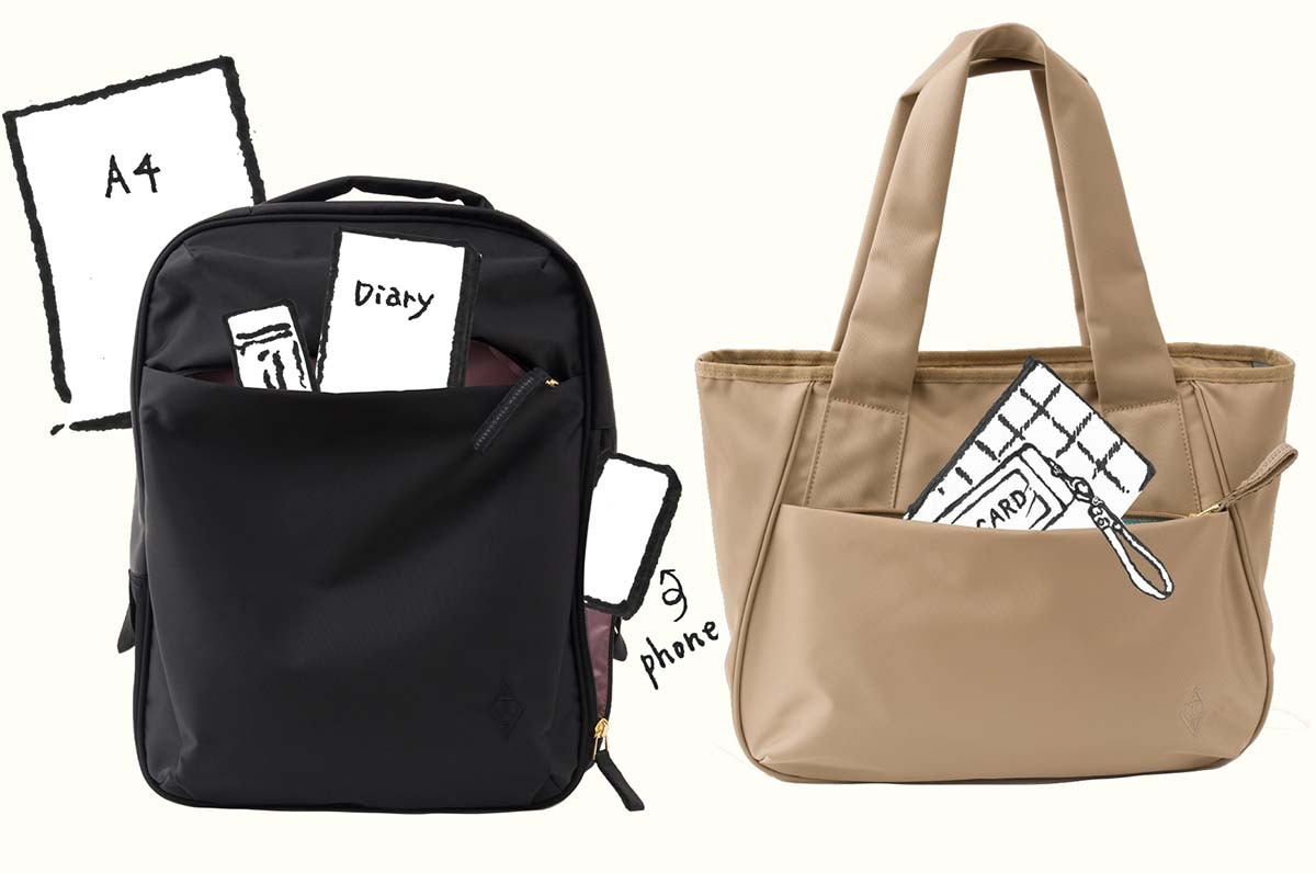 エース、リモートワークでも使いやすいバッグ。アフタヌーンティーと共