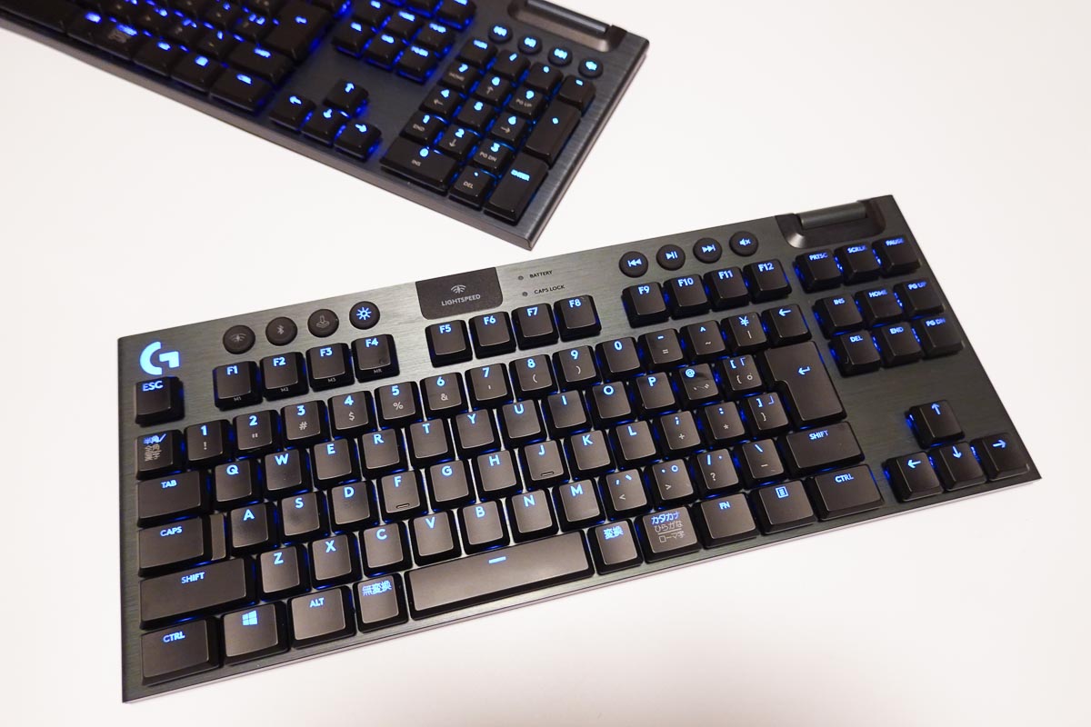 ワイヤレス・薄型・省スペースな「ロジクール G913 TKL」を買った