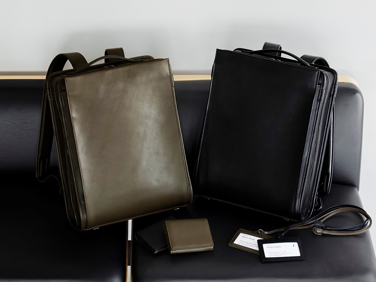 土屋鞄、オンオフ使えるコンパクトな「革のビジネスリュック 
