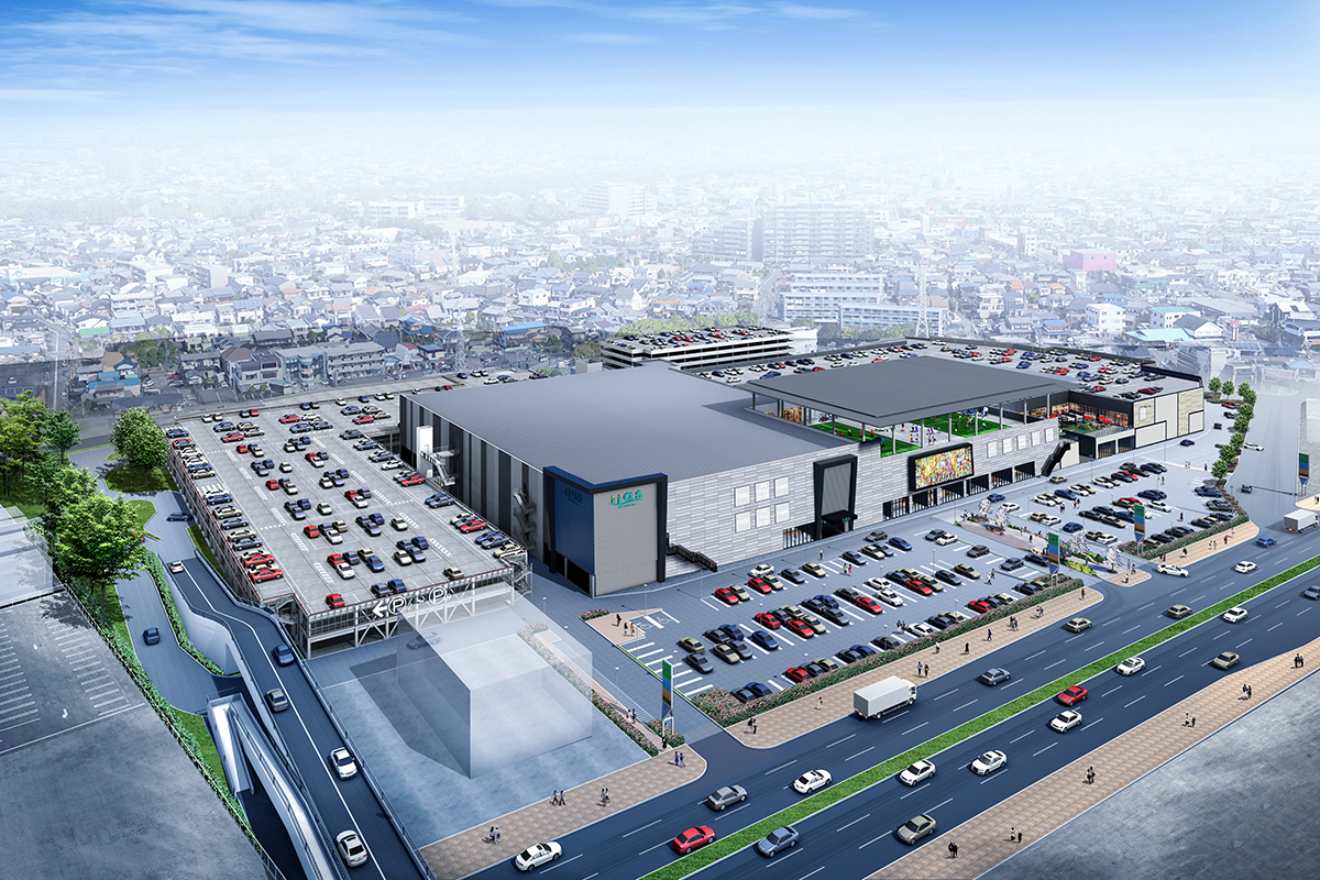 春日井市最大の商業施設名称、「iias春日井」に決定。ザ・モール跡地