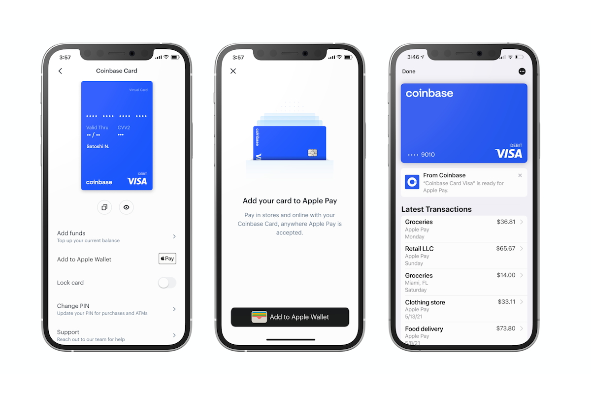 米CoinbaseのデビットカードがApple Pay/Google Payで利用可能に - Impress Watch