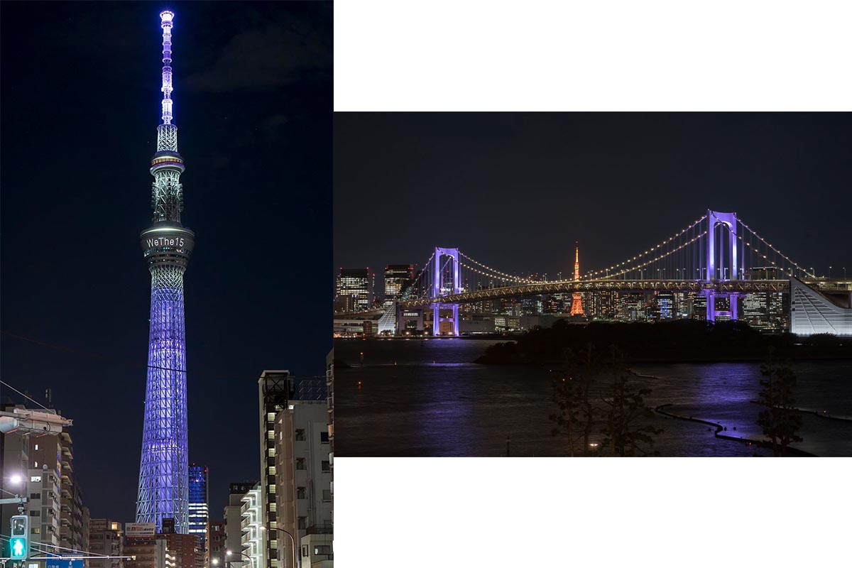 紫のスカイツリーやレインボーブリッジ パラ開幕直前に Wethe15 Impress Watch 紫のスカイツリーやレインボーブリッジ パラ開幕直前に Wethe15 Impress Watch