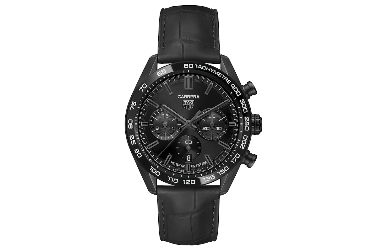 希少・超美品‼️タグホイヤーホイヤー02クロノグラフブラックセラミック タグ・ホイヤー】ブラックセラミックがかっこいい！カレラ キャリバー