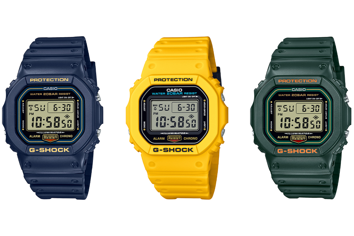 G-SHOCK、イエローなど初期“カラーモデル”復刻 - Impress Watch