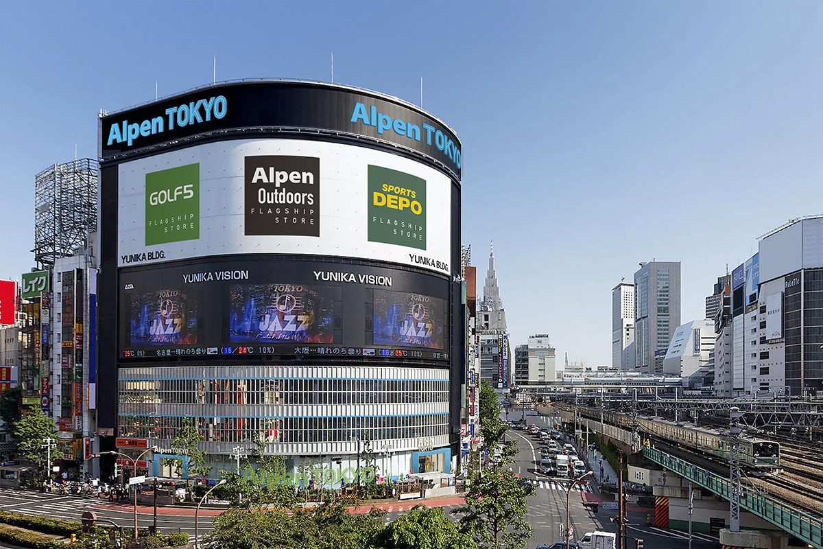 新宿にアルペン最大の旗艦店「Alpen TOKYO」。ヤマダ LABI東口館跡地