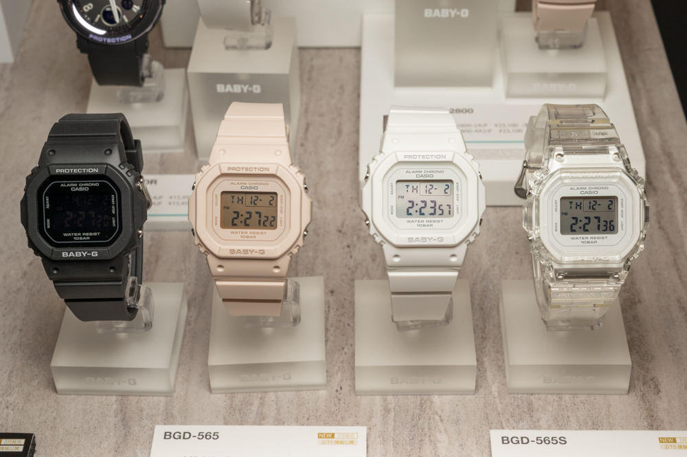 breng de actie kans Transparant カシオBABY-G、スクエア型ワントーンに新色ピンクベージュ - Impress Watch