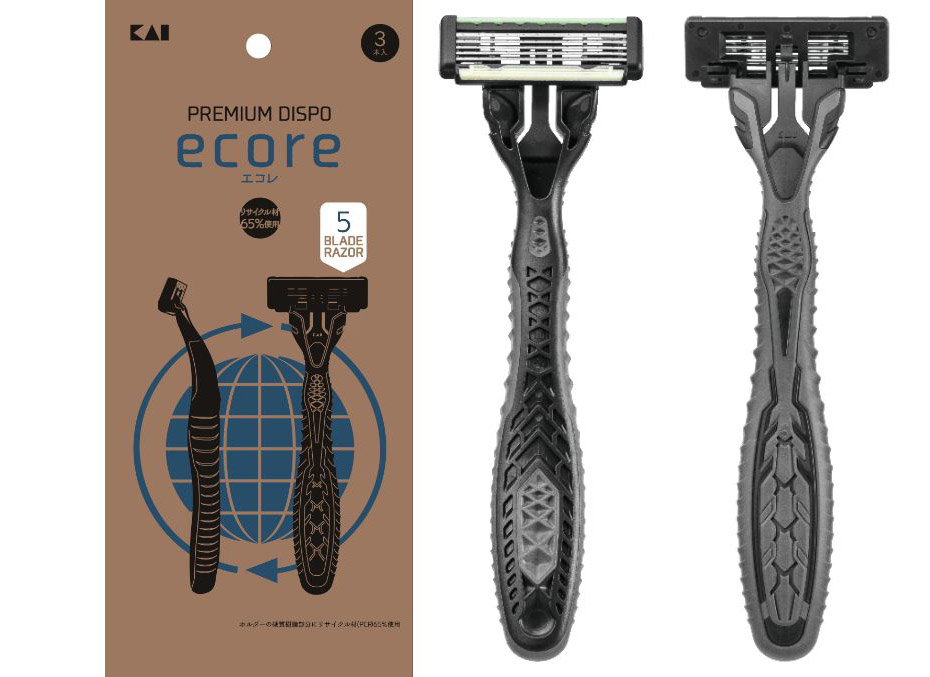 貝印、環境配慮のエコハンドル5枚刃カミソリ - Impress Watch