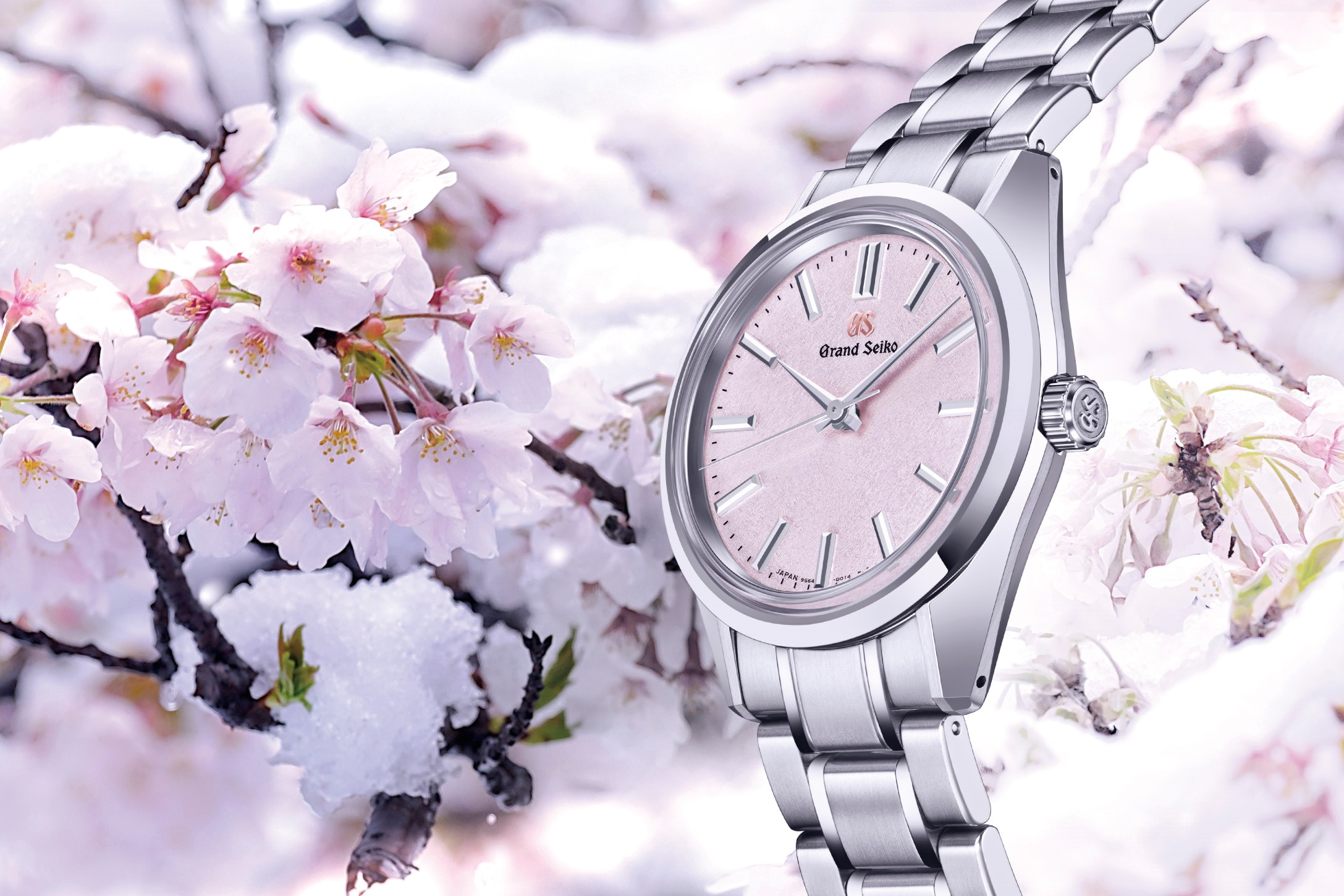 グランドセイコー、「44GS」55周年モデル 「桜隠し」を表現 - Impress
