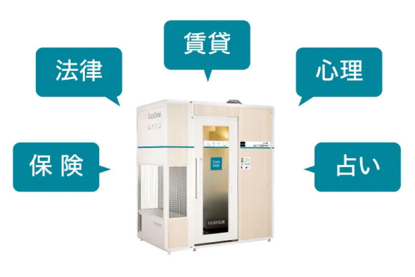 駅の個室ブースで法律 保険の相談 不動産賃貸 占いも Impress Watch