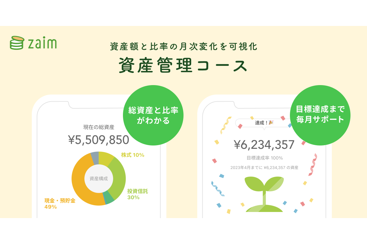 家計簿アプリZaimに「資産管理コース」 - Impress Watch
