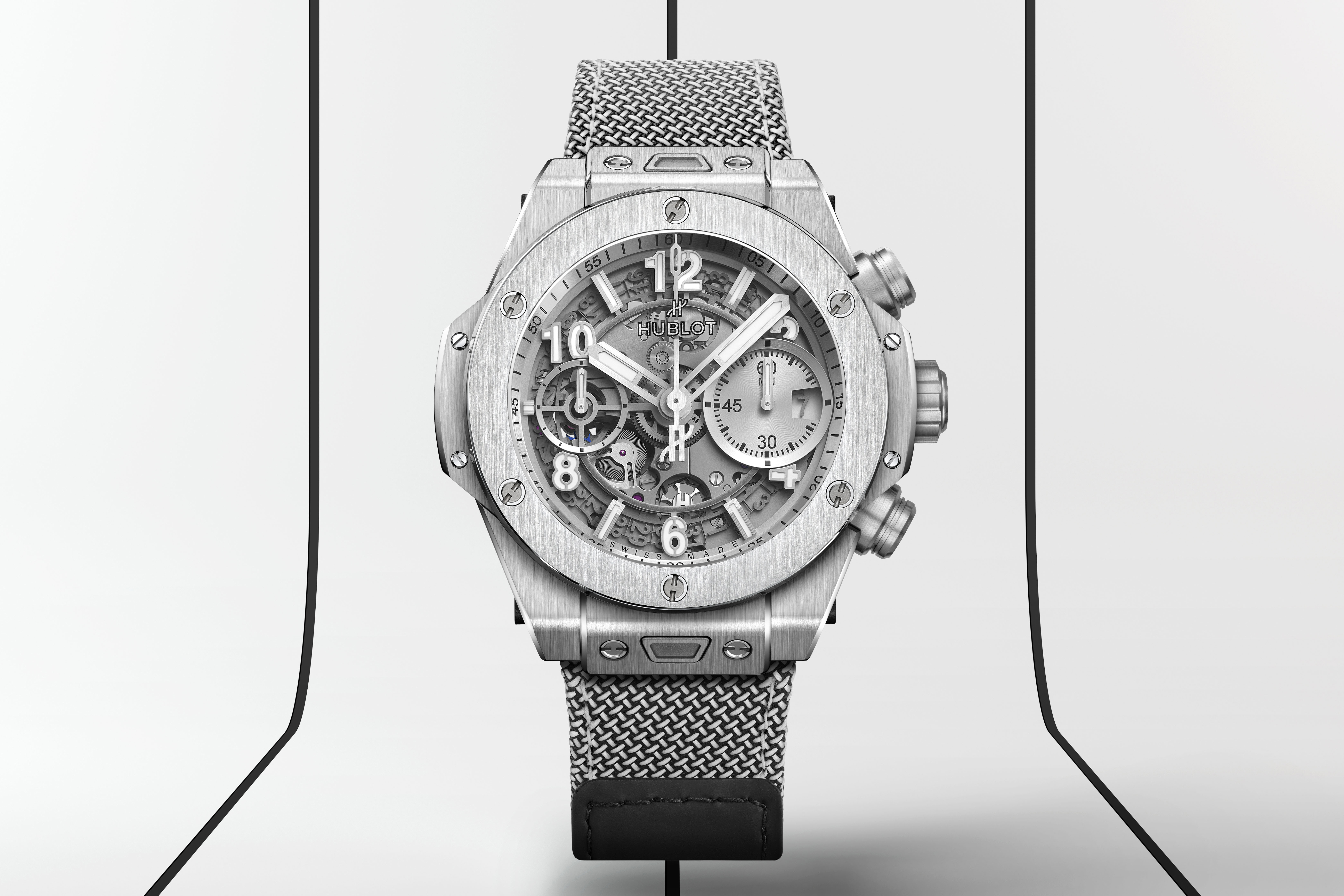 ウブロ系自動巻き時計グレー 自動巻き時計 クラッシックフュージョン グレー