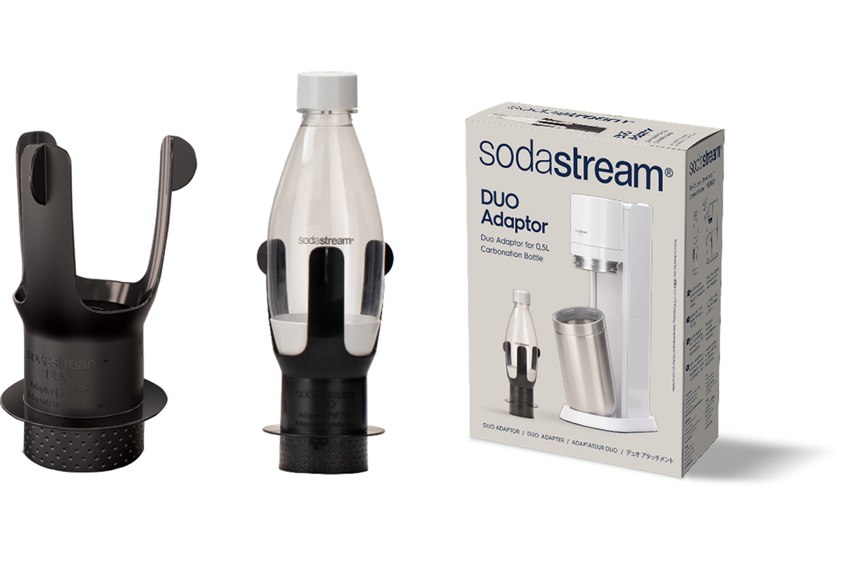 ソーダストリーム「DUO」、0.5Lボトルも使用可能に - Impress Watch