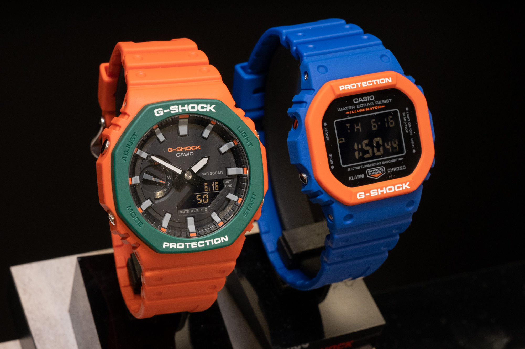 G-SHOCK、2100/5600シリーズに2色成型でカラフルな夏色 - Impress Watch