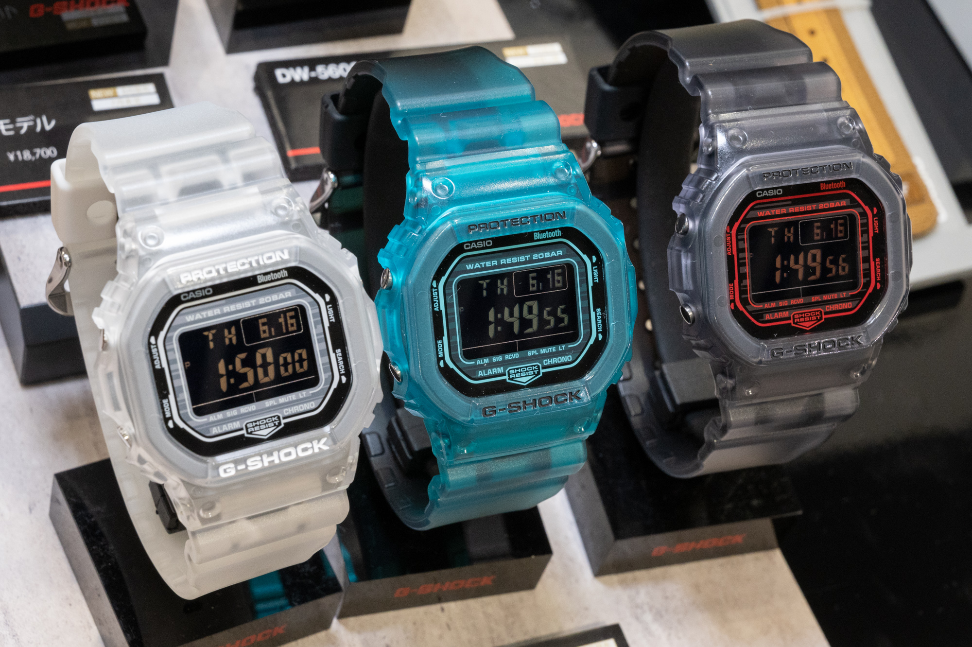 G-SHOCK DW-B5600G-7JF スケルトン