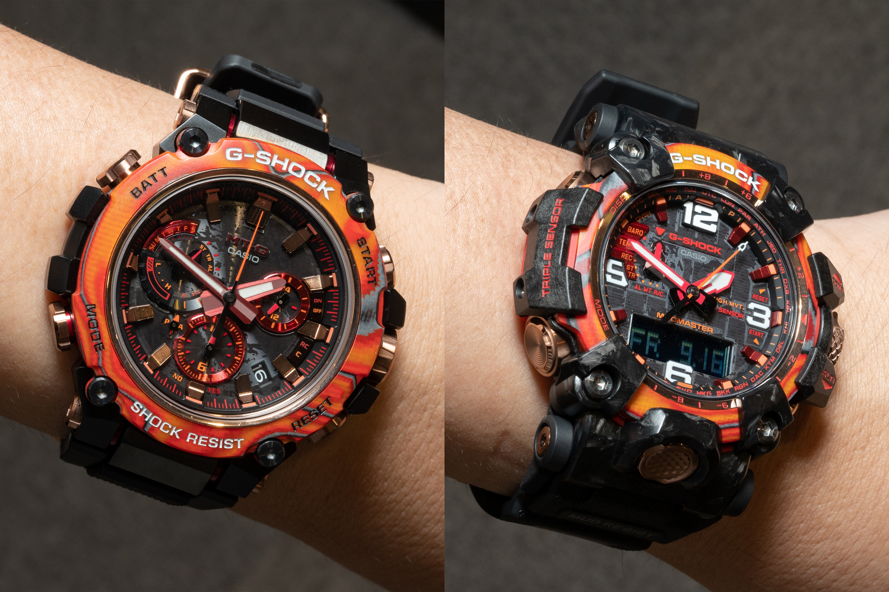 G-SHOCK 40周年記念モデルは“太陽フレア” 光る積層ベゼル - Impress Watch