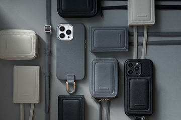 土屋鞄、iPhone 14対応スマホショルダー 長さ調節可能ストラップに 